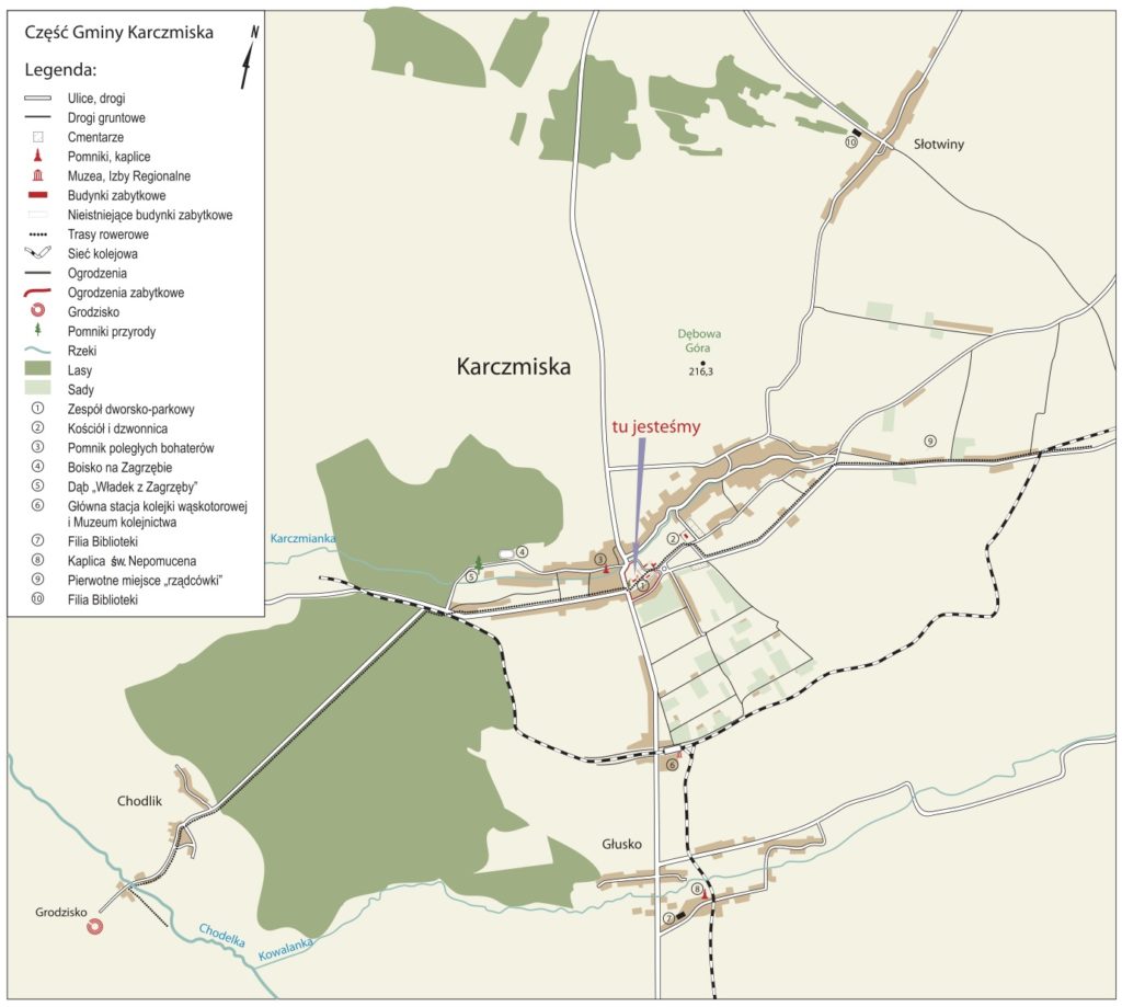 mapa Karczmisk
